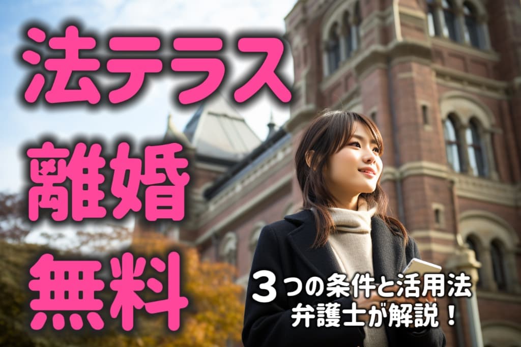 離婚相談が法テラスなら無料！３つの利用条件とその活用法を徹底解説