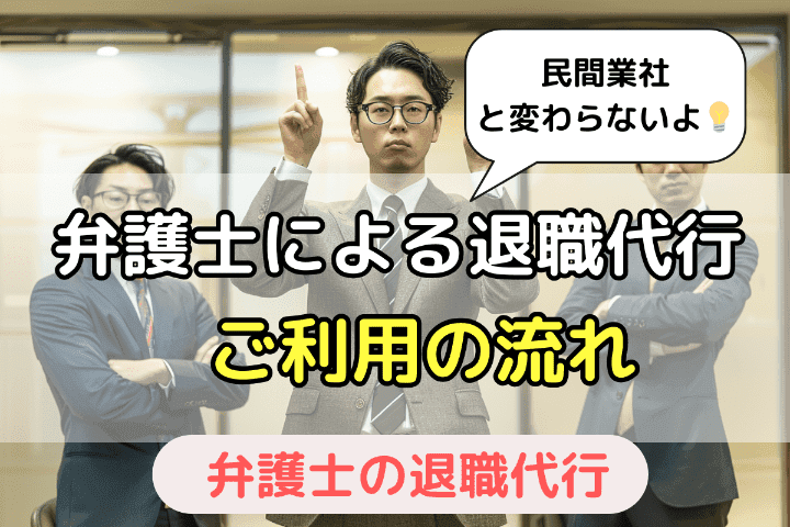 弁護士による退職代行サービスご利用の流れ