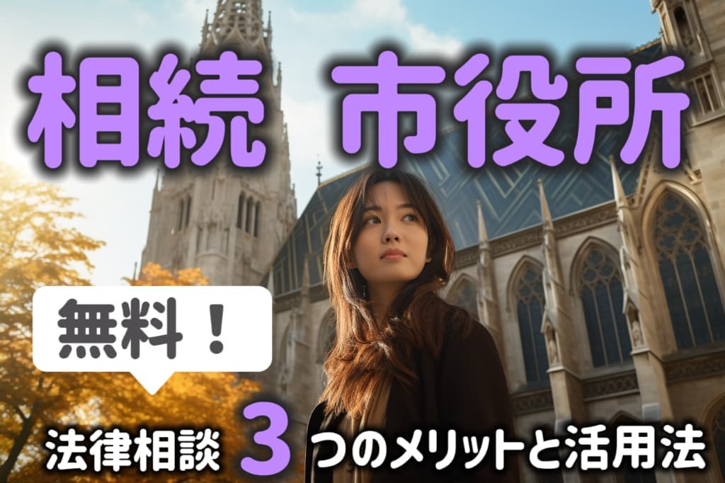 相続の無料相談は市役所で！３つのメリットと活用法を弁護士が解説