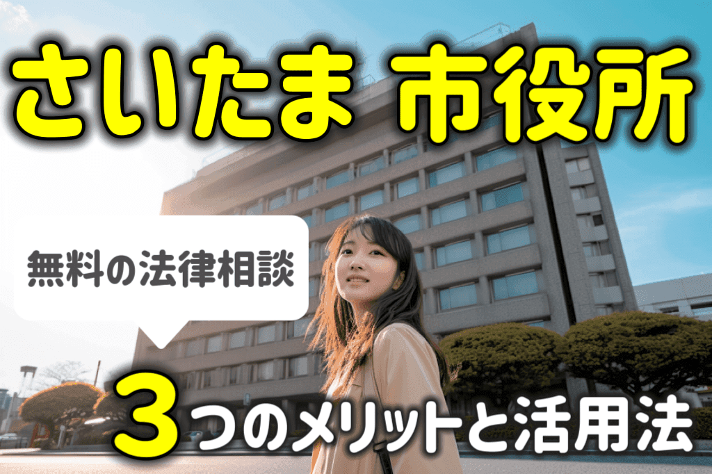 さいたま市役所は法律相談が無料！３つのメリットと活用法を徹底解説